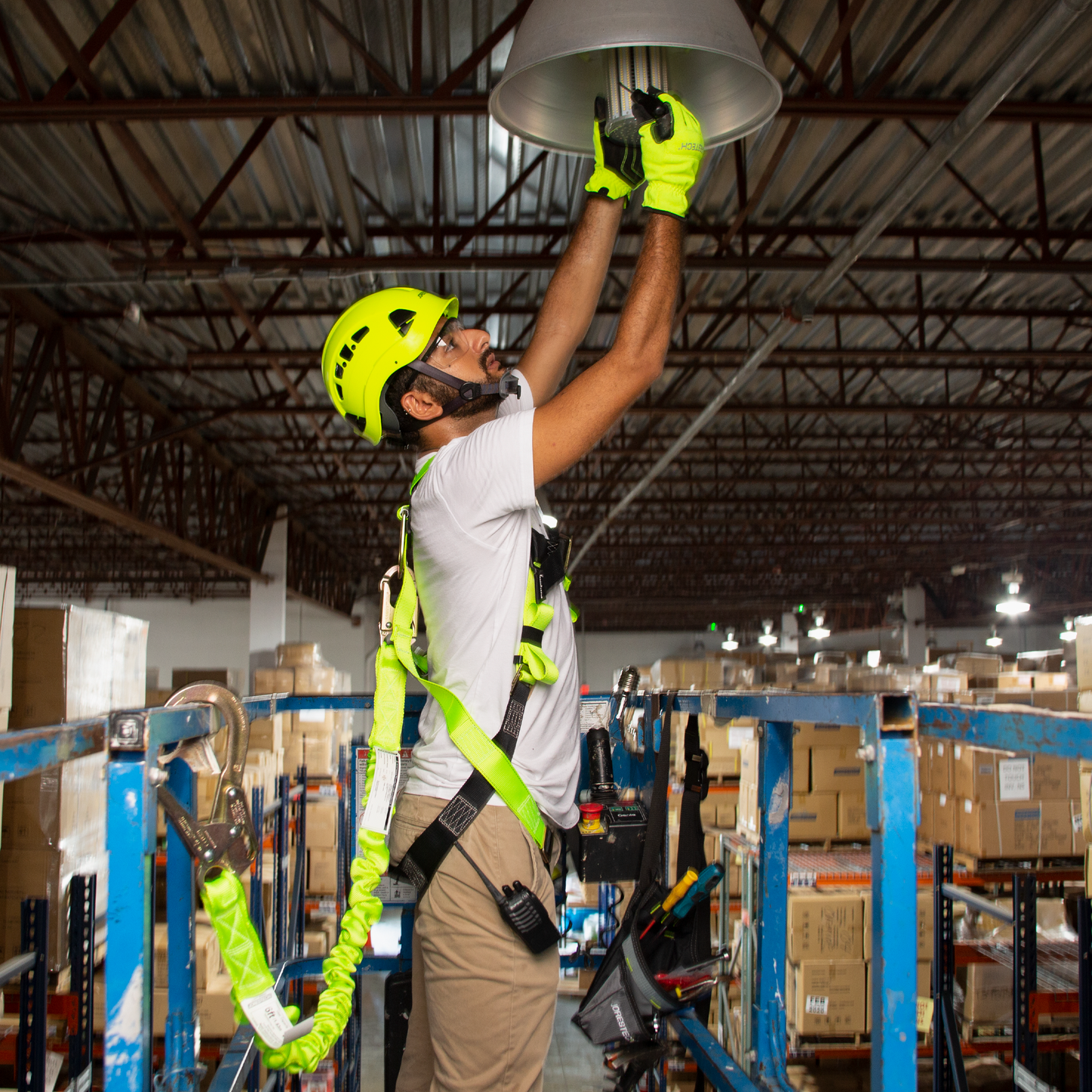 1D Fall Protection Safety Body Harness with Grommets