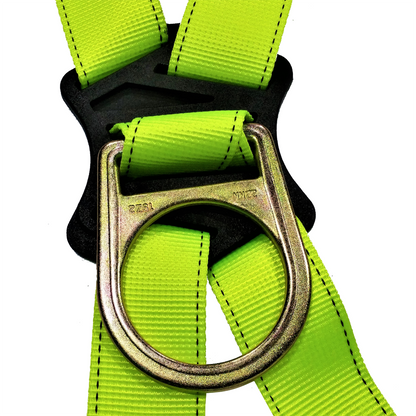 3D Fall Protection Safety Body Tower Harness with Grommets and Back Support