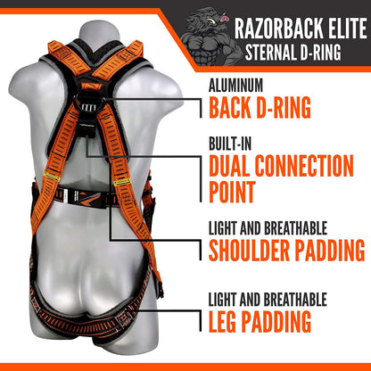 RAZORBACK ELITE STERNAL D-RING HARNESS
