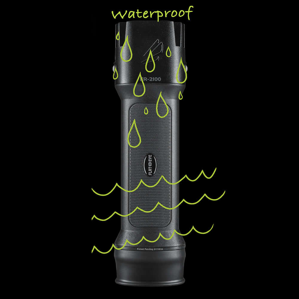 FLATEYE Rechargeable Work Flashlight — 2175 Lumens