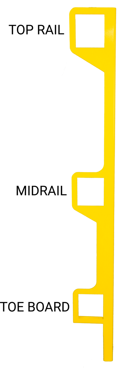 Temporary Guardrail Post