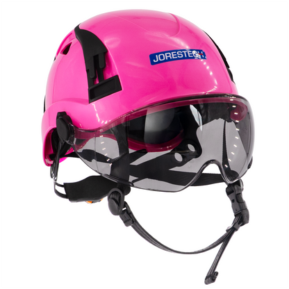Type 2 Class C Safety Vented ABS Helmet with Eye Visor Shield