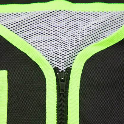 Hi-Vis Adjustable Tool Vest with Reflective Strips