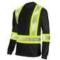 Hi-Vis X-Back Reflective Two-Tone Safety Long Sleeve Shirt