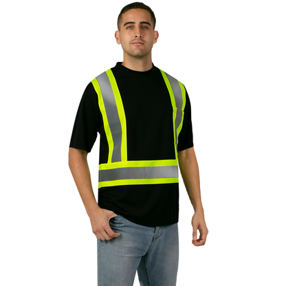 Hi-Vis Reflective Two-Tone Safety Shirt