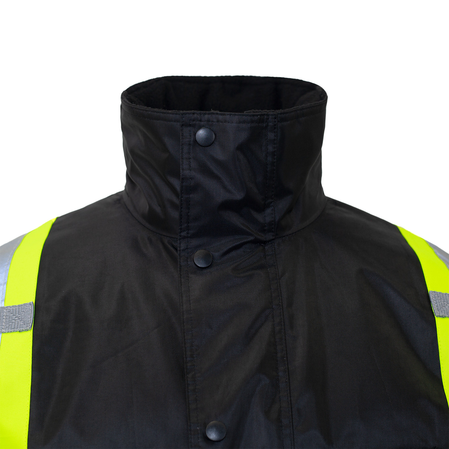 Hi-Vis Two-Tone Safety Jacket with Reflective Stripes