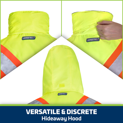 Hi-Vis Two-Tone Safety Jacket with Reflective Stripes