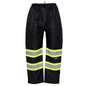 Hi Vis Two Tone Safety Rain Pants With Reflective Stripes