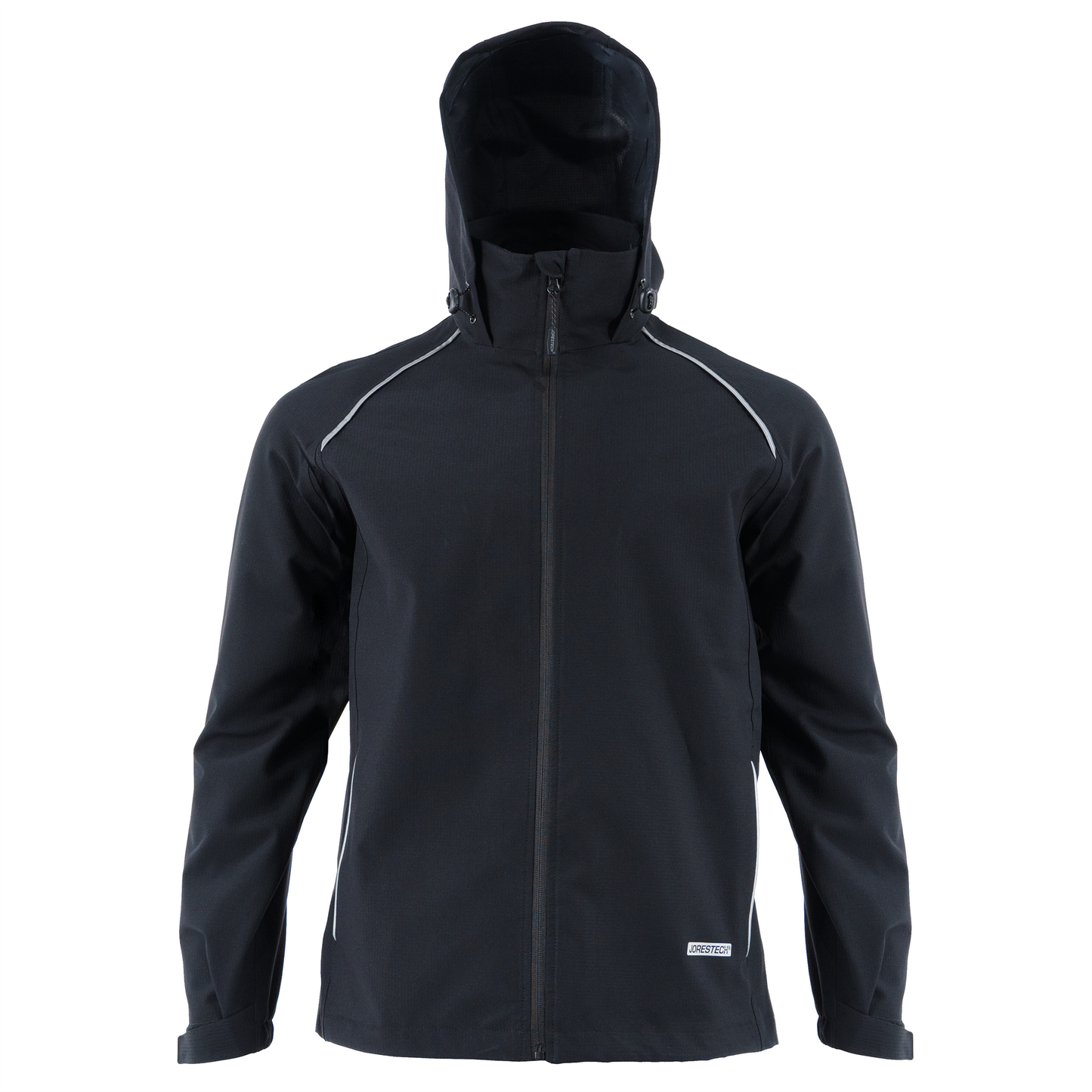 Hi Vis Waterproof Ripstop Jacket with Reflective Heat Transfer Tapes