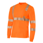 Hi-Vis Heat Transfer Reflective Safety Long Sleeve Shirt