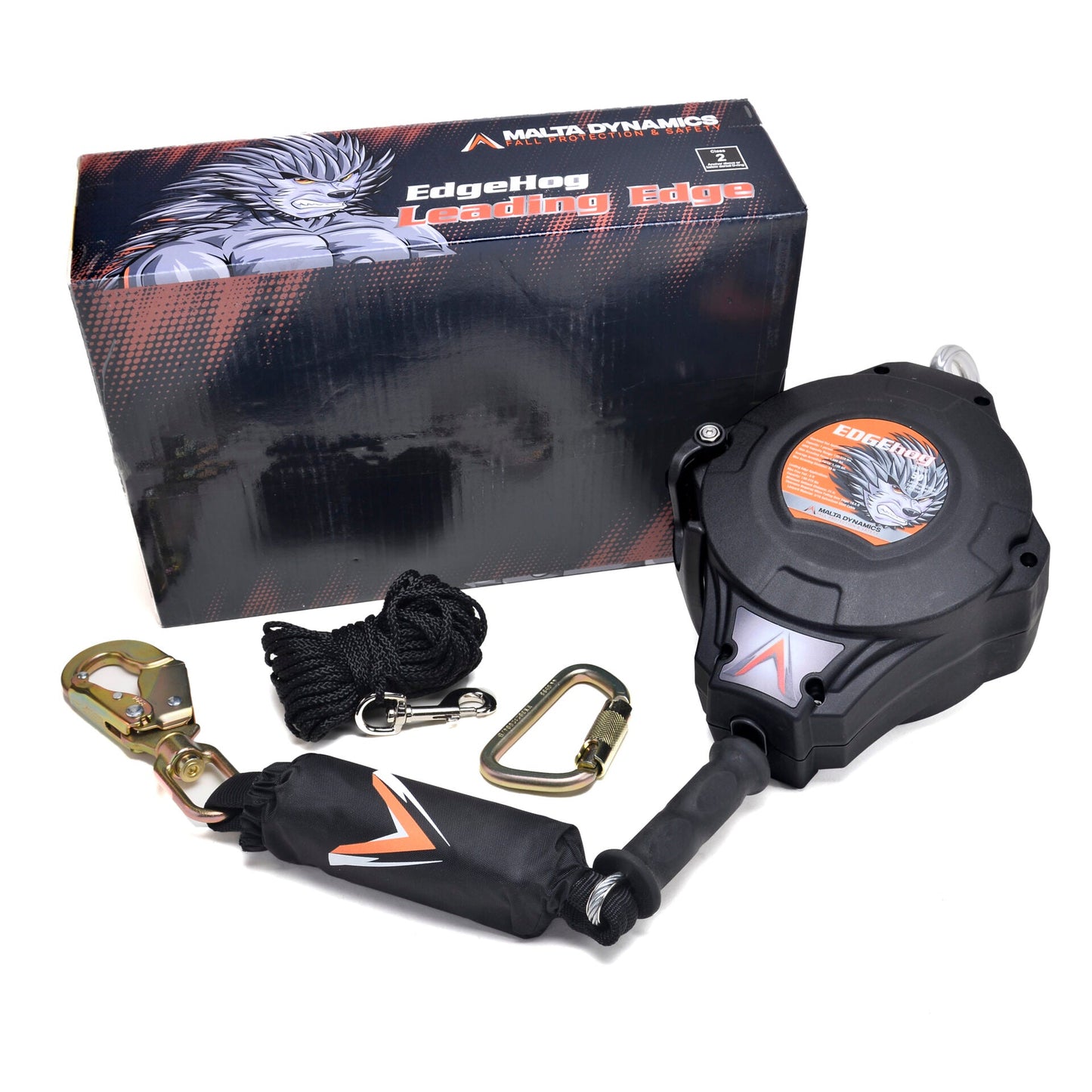 20’, 30’ & 50’ EDGEHOG SRL W/ SNAP HOOK, CLASS 2