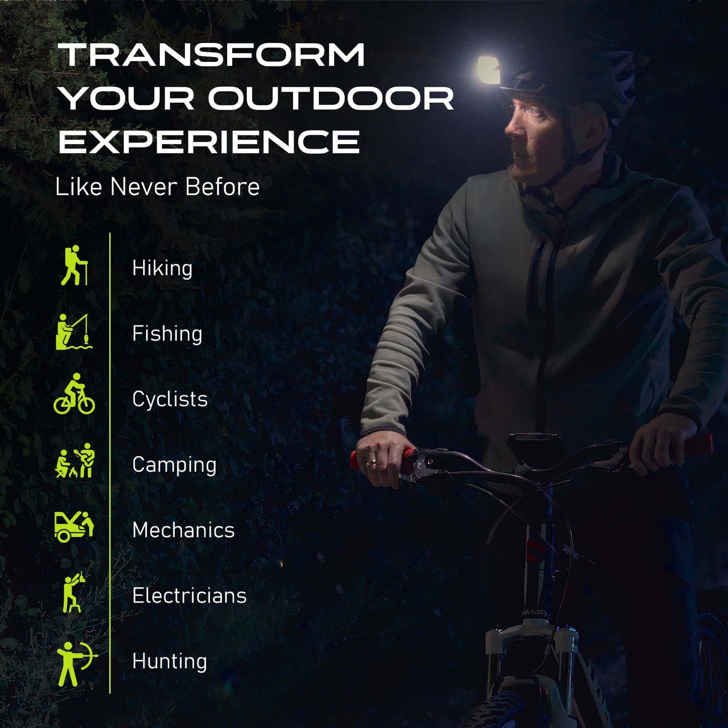 Adaptev Rechargeable Smart LED Headlamp
