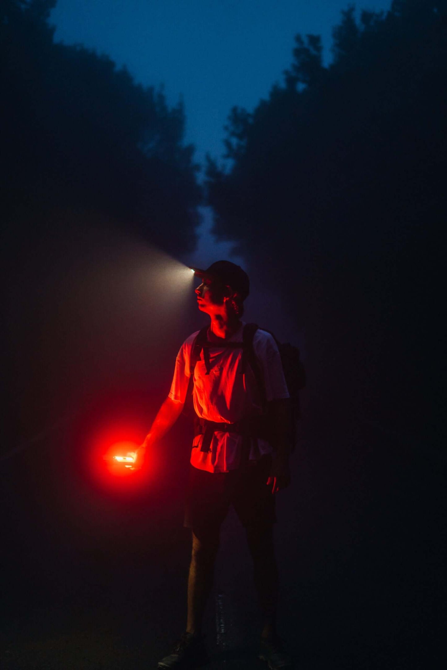 POWER Bundle Rechargeable Headlamp Hat + FLATEYE Lantern Flashlight