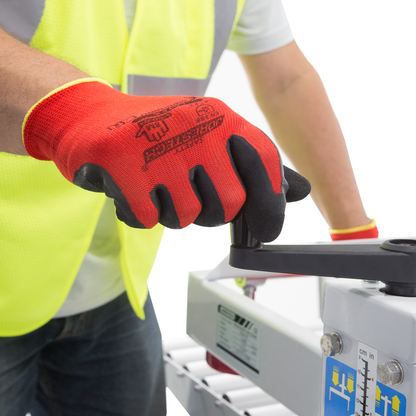 Safety Work Gloves with Latex Dipped Palms – Pack of 12