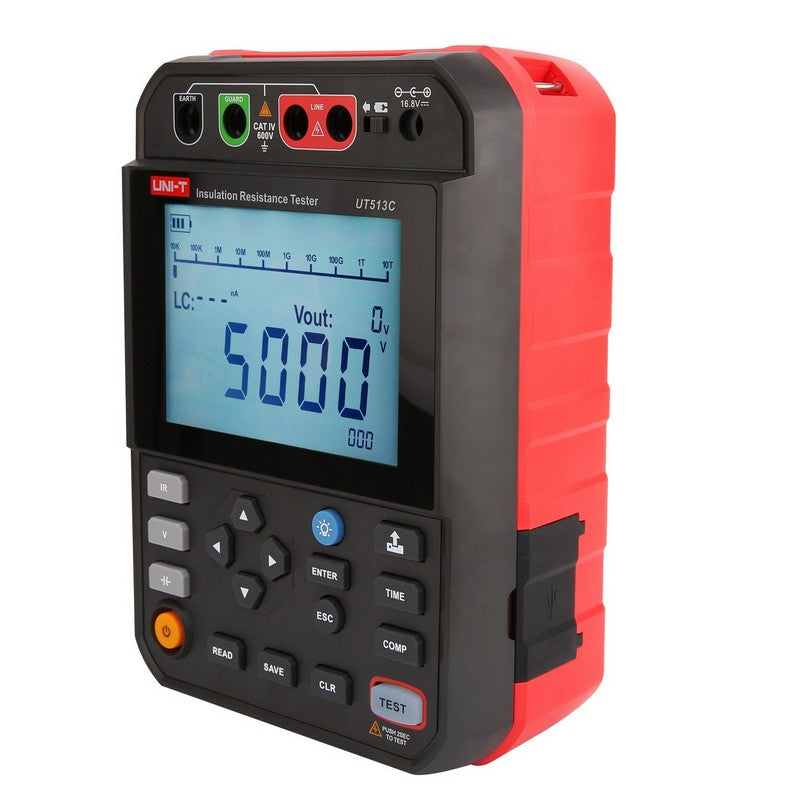 UT513C 5kV Advanced Insulation Resistance Tester