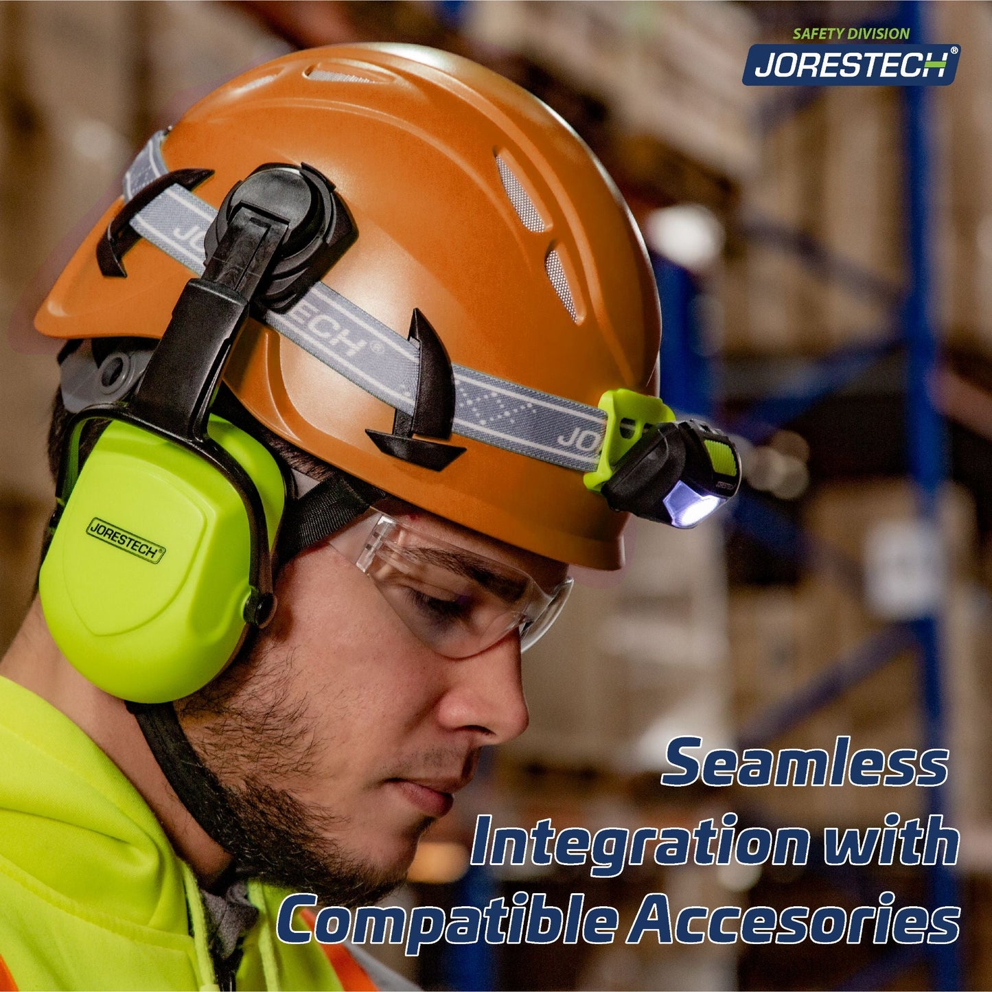 Ventilated Work at Height Hard Hat with Anti-Intrusion Mesh and  4 Point Suspension