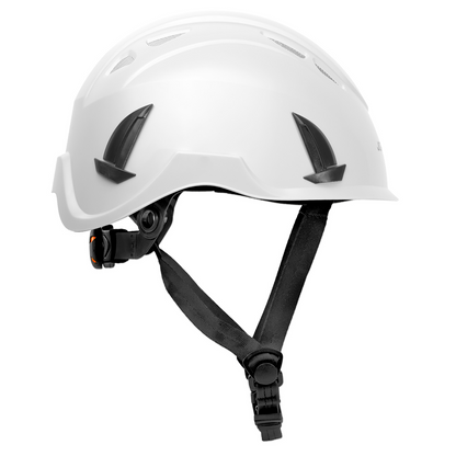 Ventilated Work at Height Hard Hat with Anti-Intrusion Mesh and  4 Point Suspension