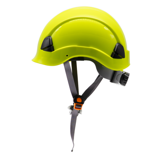 Rescue Hard Hat with Adjustable 6 Point Suspension