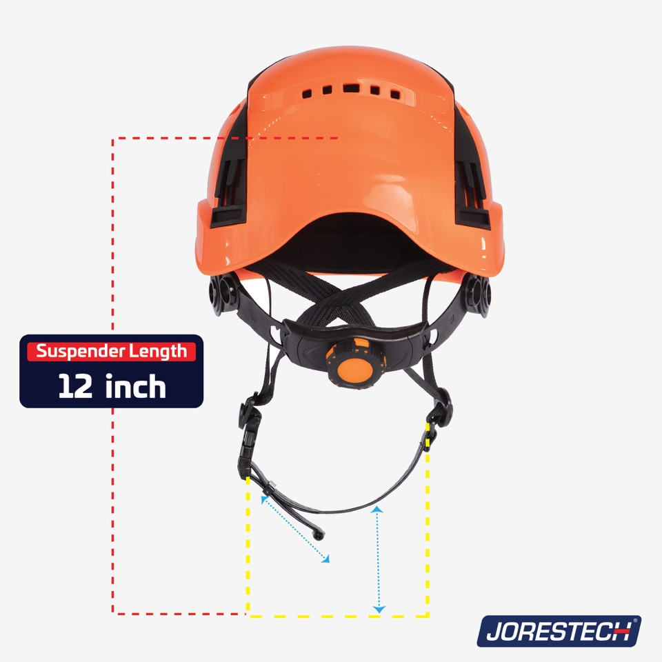 Type 2 Class C Safety Vented ABS Helmet with Eye Visor Shield