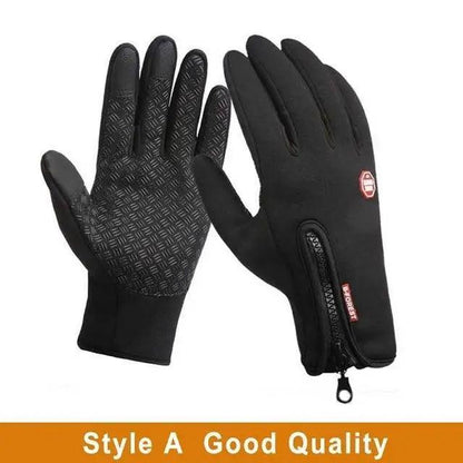 Unisex Winter Blue Touch Screen Gloves Windproof Men And Women Ski Touchscreen Texting Gloves Autumn Warm And Soft Anti Slip Gloves For Cold Weathers